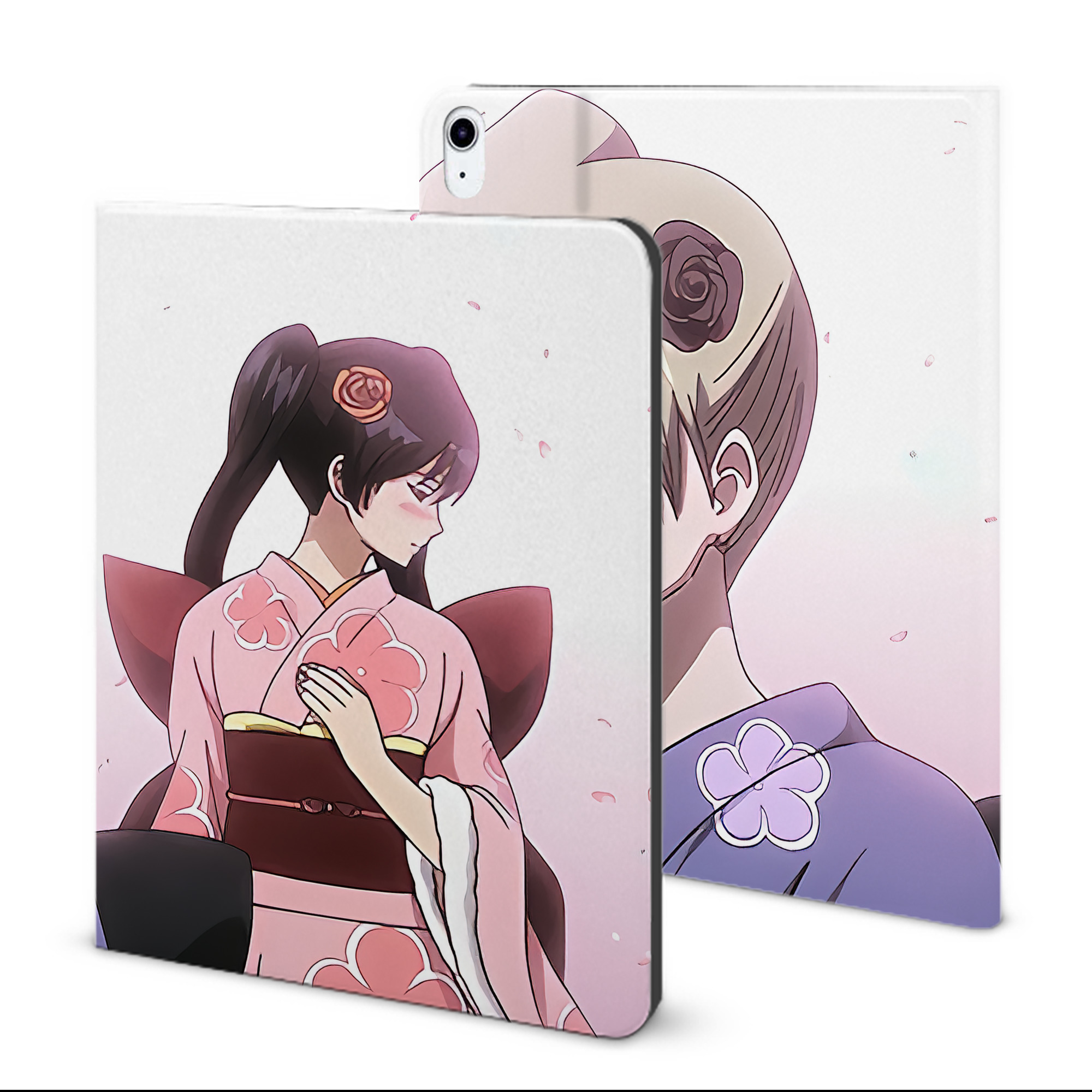 ぎんたま 坂田銀時（さかたぎんとき） 神楽 志村新八（しむら しんぱち） GINTAMA Sakata Gintoki Kagura Shimura Shinpachi IPad ケース ブック型 PUレザー TPU 耐衝撃 軽量 薄型 ペン収納なし 全面保護 IPad 各モデル対応
